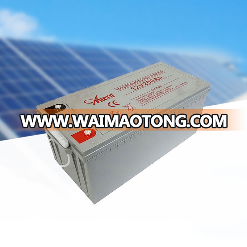 deep cycle battery price 12V 200ah battery 24v solar battery 200ah